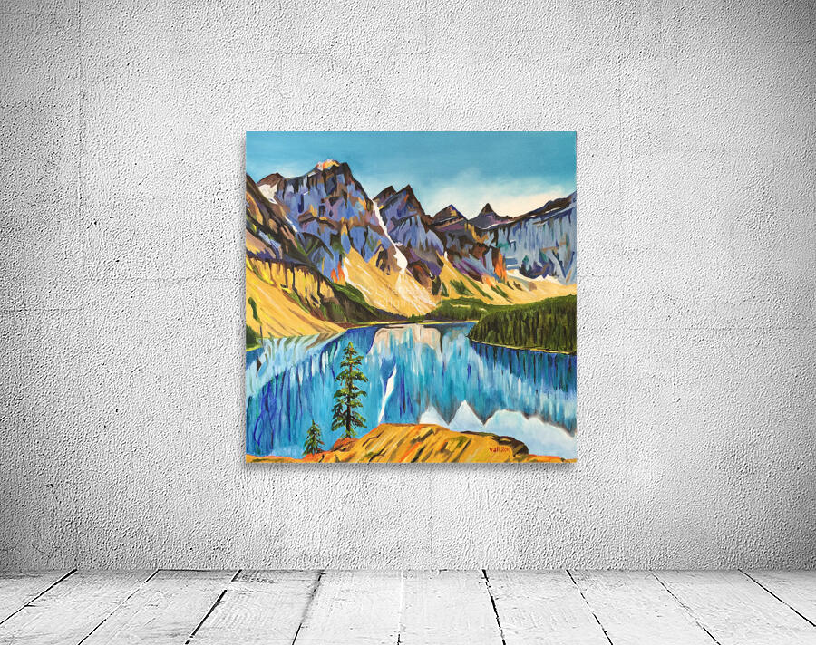 Reflection in Sapphire Wall Preview