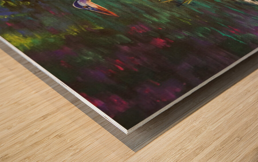 Reflected Beauty Wood print