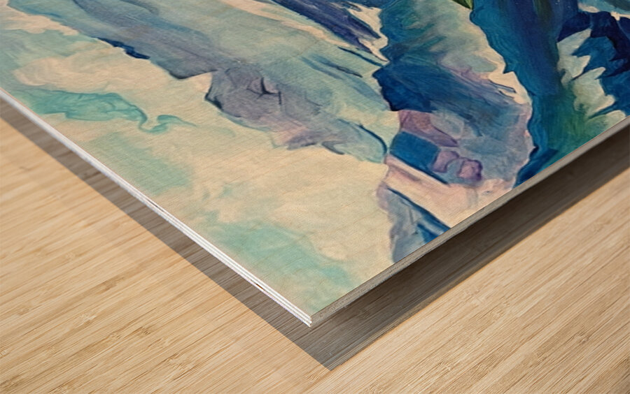 La La Louise Wood print