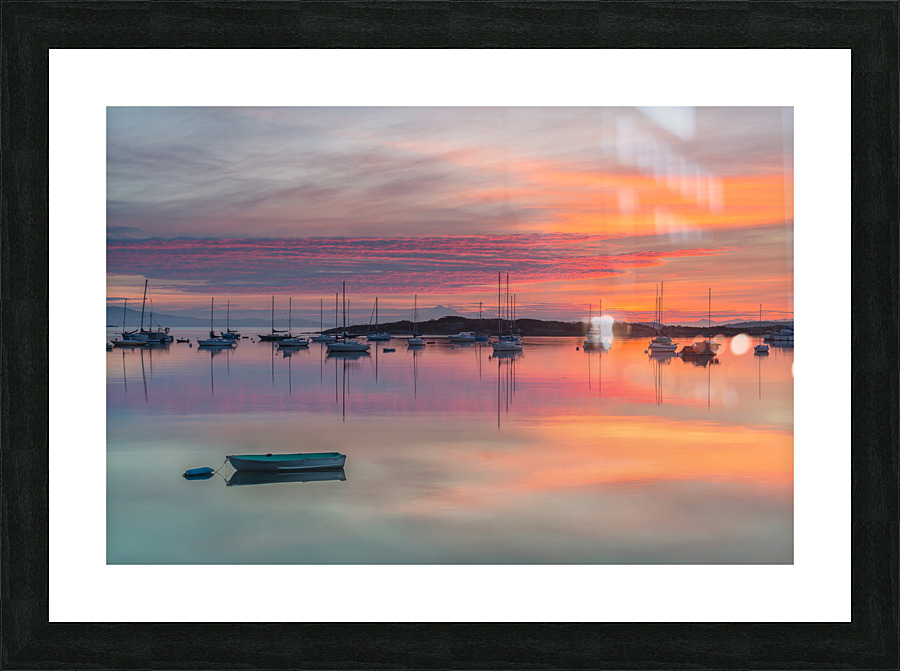 Sublime Oak Bay Sunrise Picture Frame print