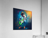 Singe guitariste  Acrylic Print