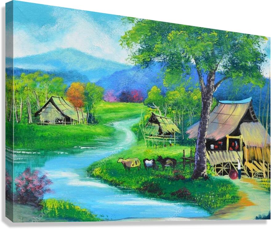 Belle riviere  Canvas Print