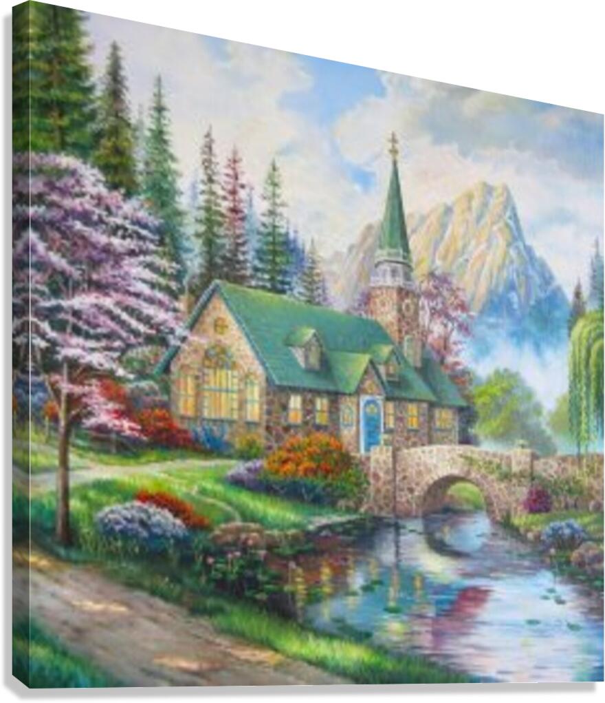 Maison au paradis  Canvas Print