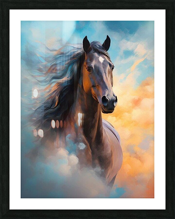 Beau cheval  Picture Frame print