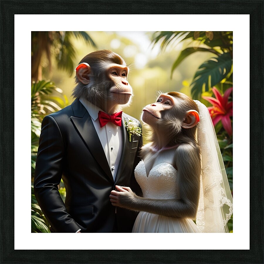 Couple maries Picture Frame print