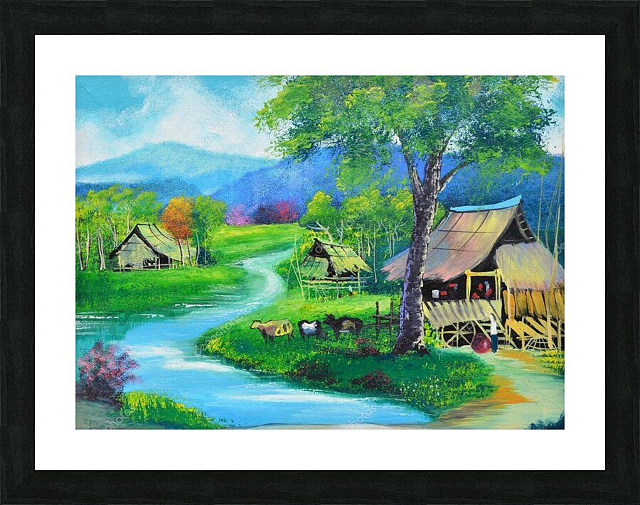 Belle riviere  Picture Frame print