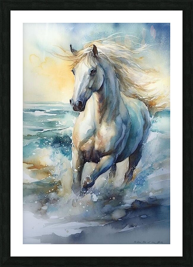 Beau cheval  Picture Frame print