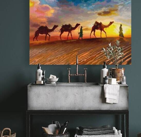 La caravane de Sahara  by kholio10