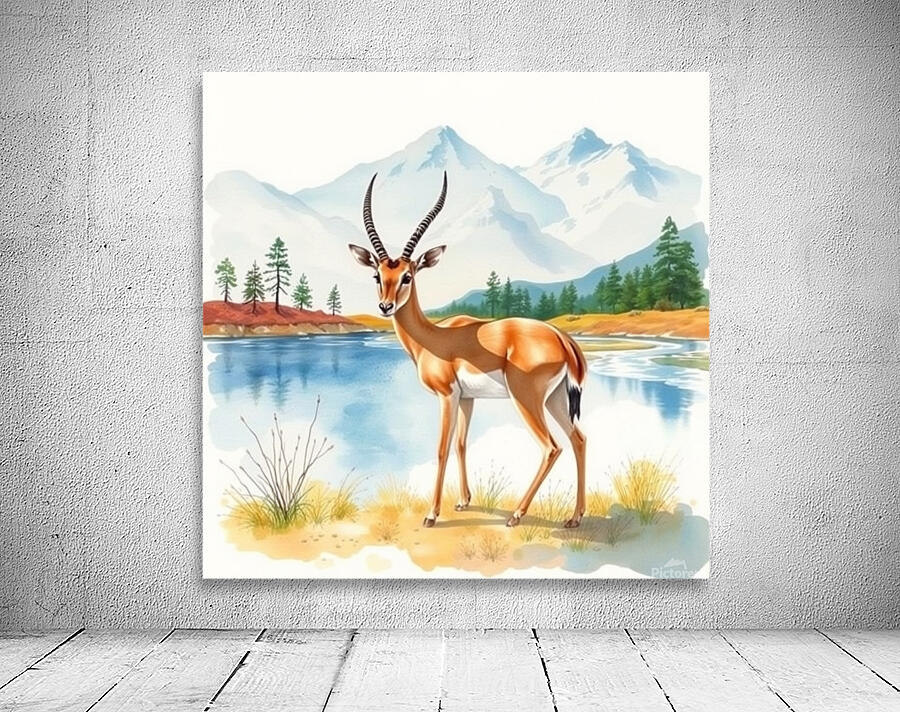 Beau gazelle  Wall Preview