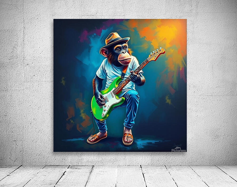 Singe guitariste  Wall Preview