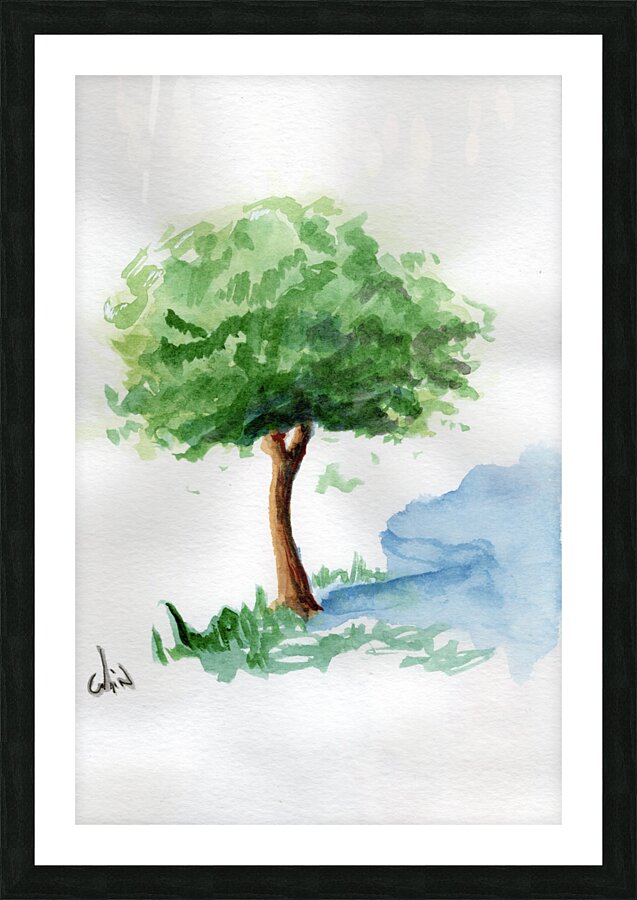 Original tree Picture Frame Printing