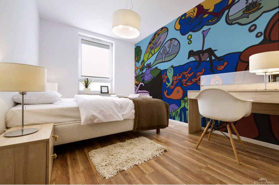 Relativity Mural print