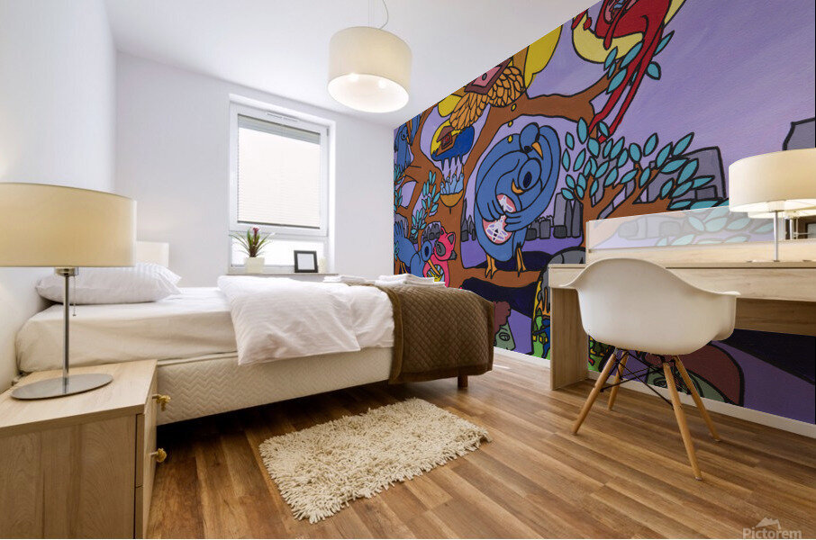 Semiocapitalism Mural print