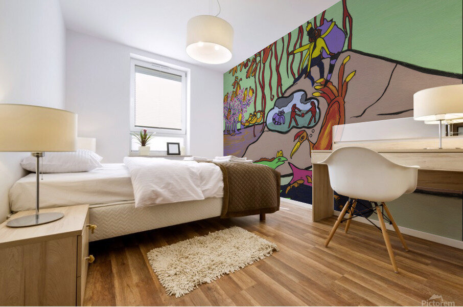 Standing Wave Mural print