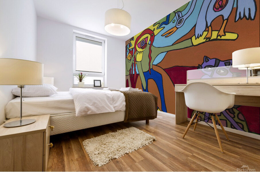 Sunhead Mural print