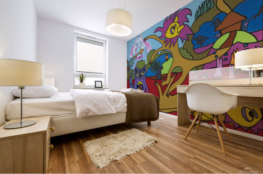 Zenos Plot Mural print