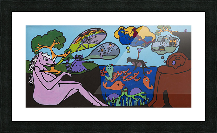 Relativity Picture Frame print