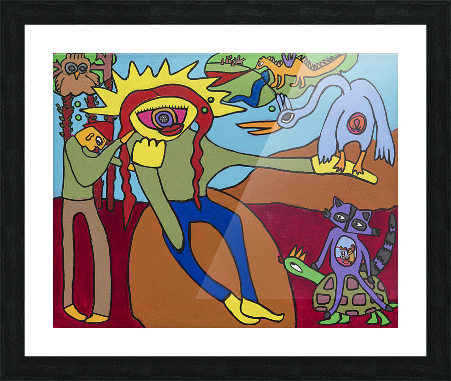 Sunhead Picture Frame print