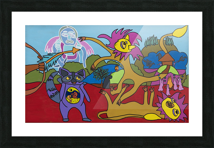 Zenos Plot Picture Frame print