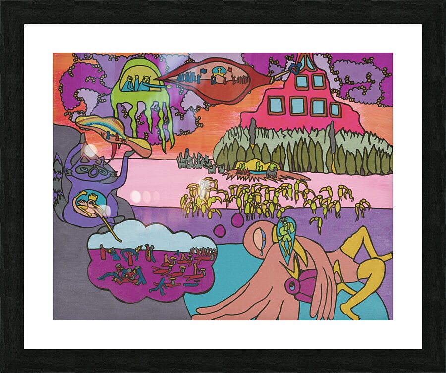 Bifurcations and Solace Picture Frame print