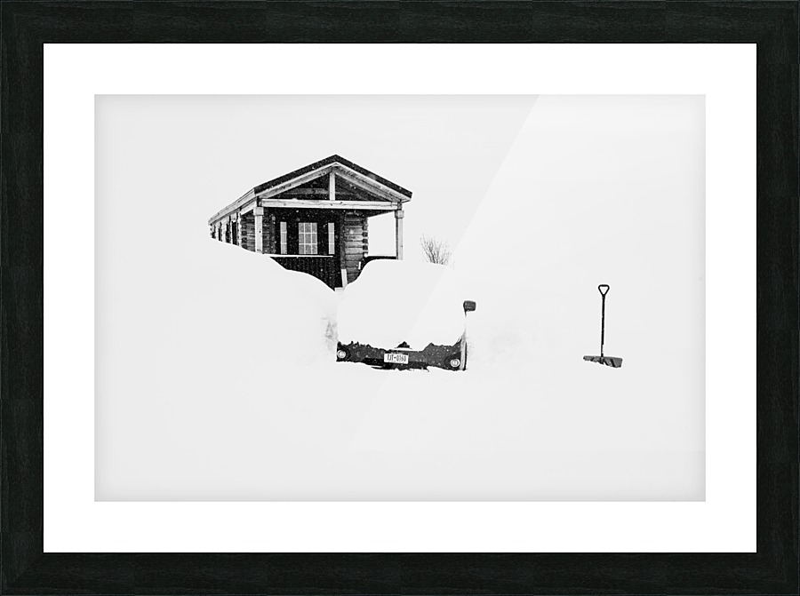 Snowed In Picture Frame print