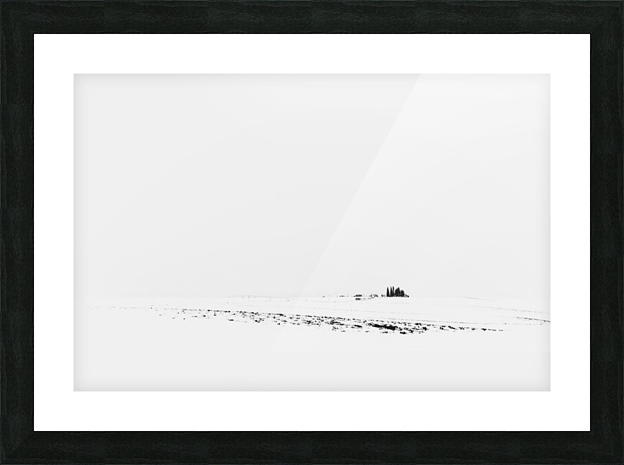 Blizzard Landscape Picture Frame print