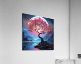 Inside a water drop Acrylic Print