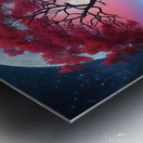 Inside a water drop Metal print