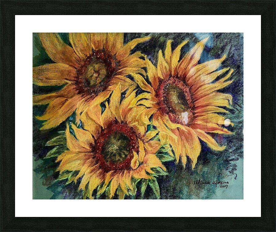 Sunflower Picture Frame print