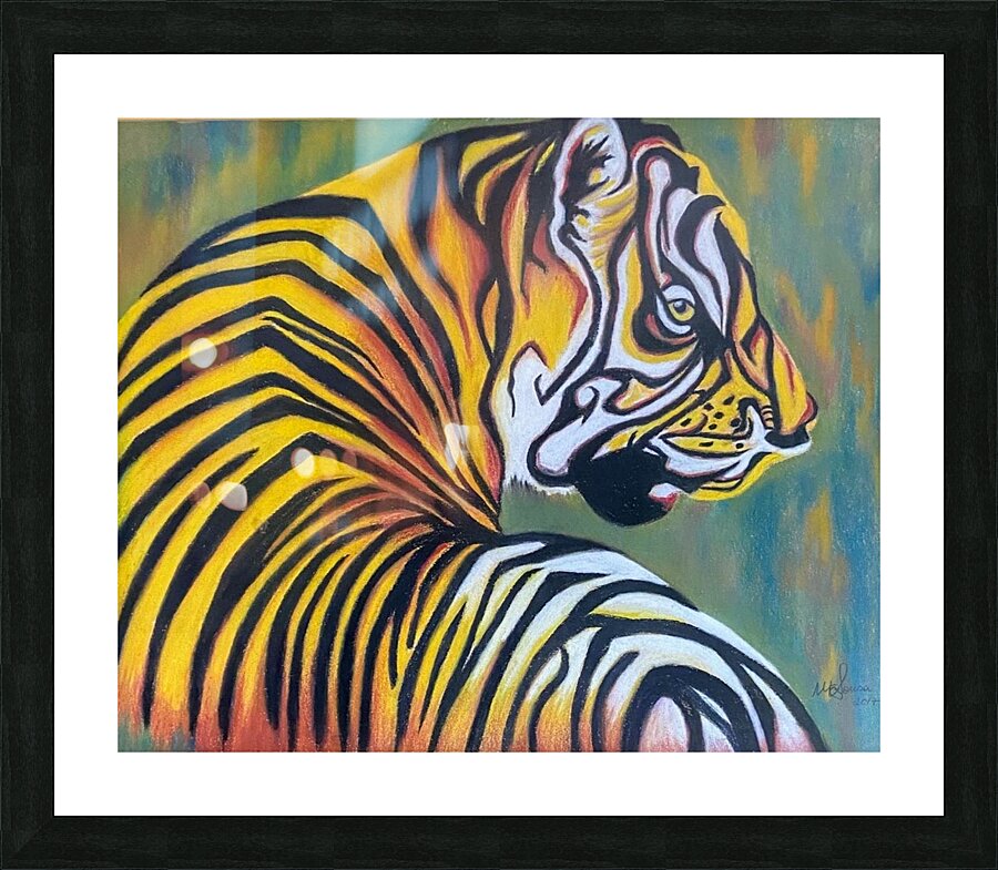Tiger Picture Frame print