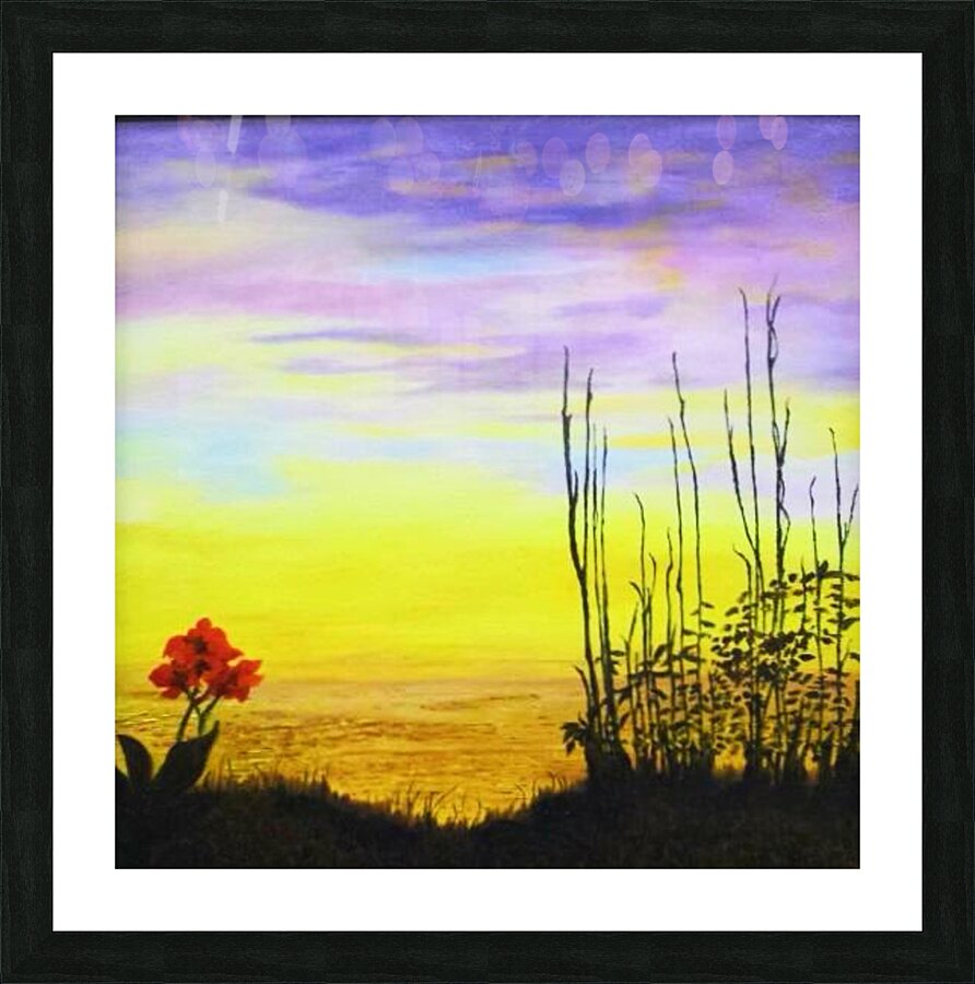 Sunset Picture Frame print