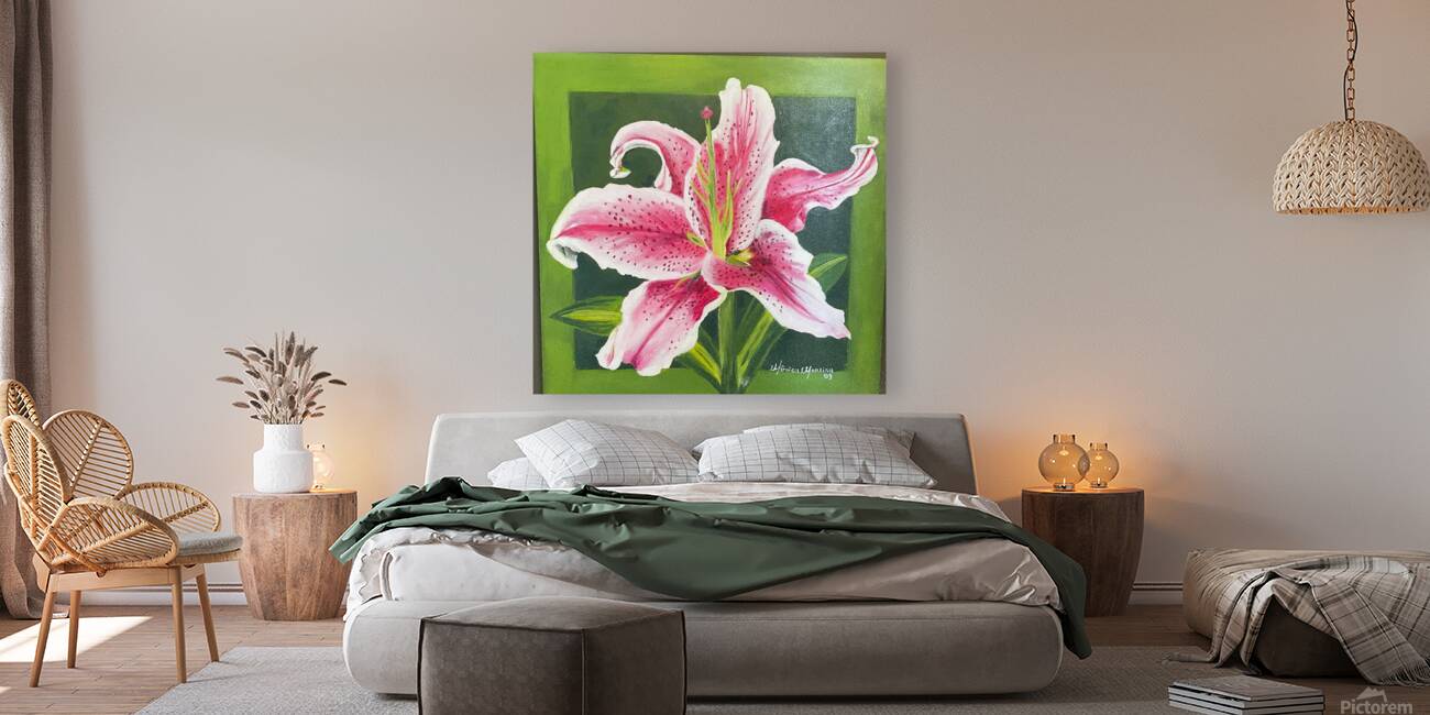 Pink Lily Reproduction