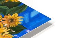 Sunflower Vase HD Metal print