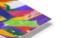 Cat colored Puzzled HD Metal print