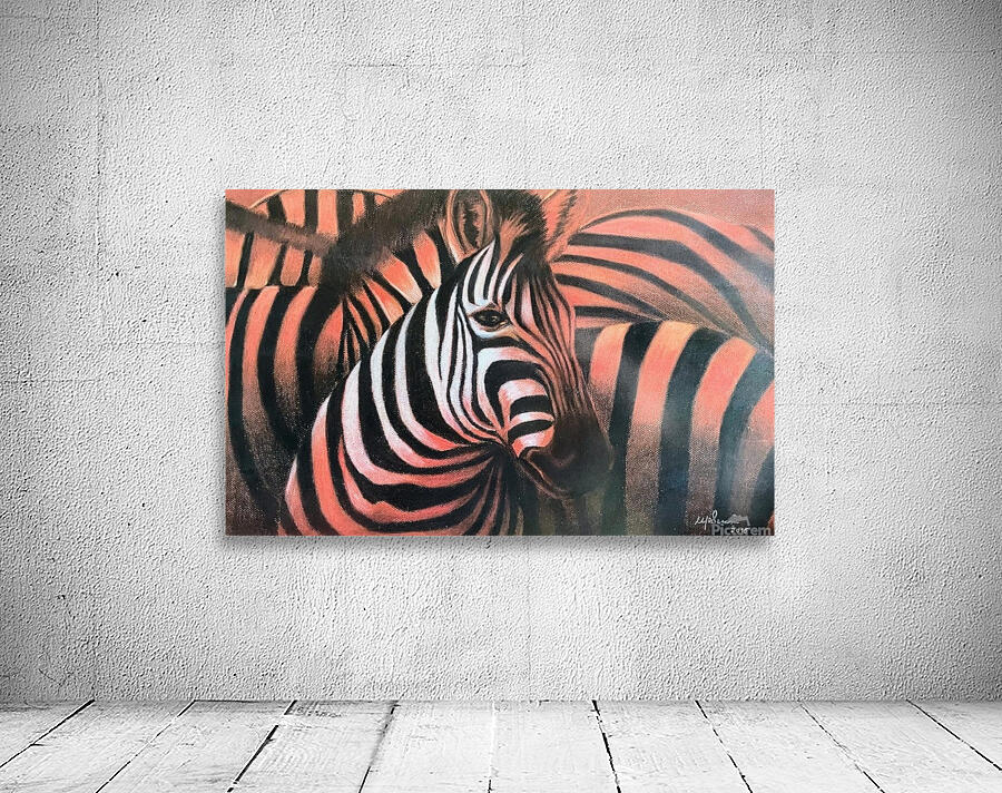 Zebra at Sunset Wall Preview