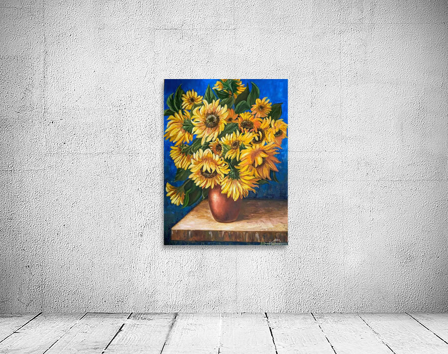 Sunflower Vase Wall Preview