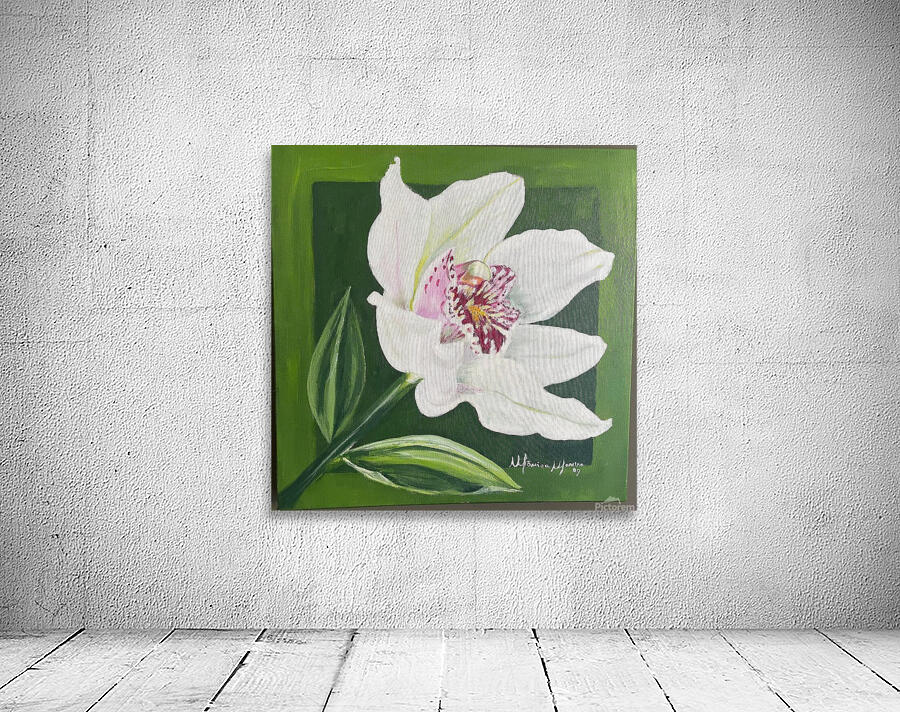 White Orchid Wall Preview