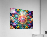 floral art Acrylic Print