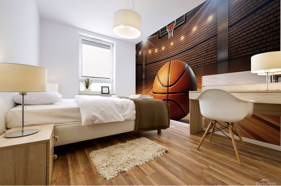   basketball background Mural print