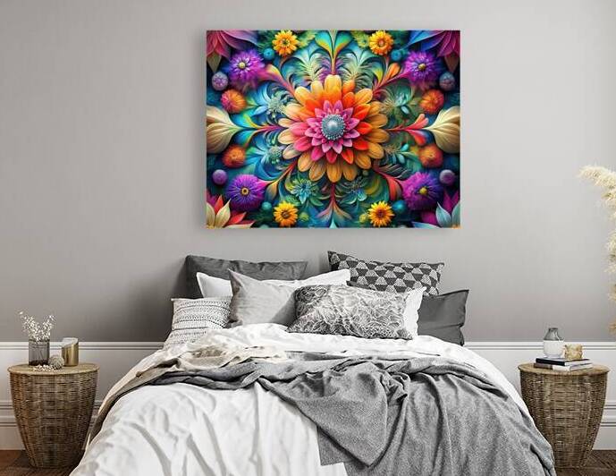 floral art by rassam