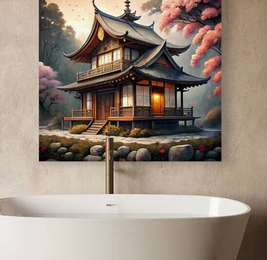 a cottage in japanese style by rassam