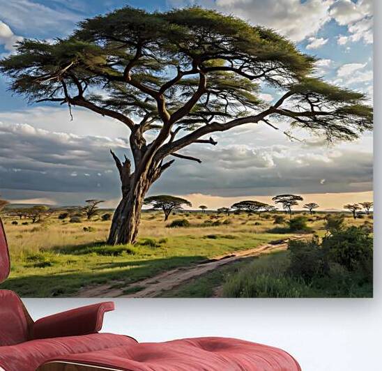 the tree of the african savannah    by rassam