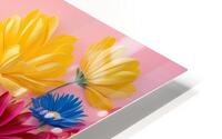  A vibrant soft pink background  HD Metal print