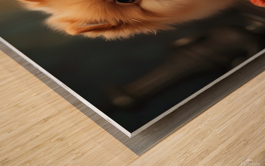 pomeranian Wood print