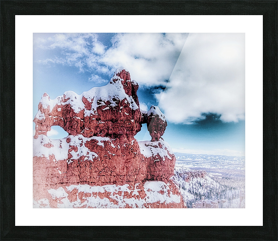 Ice Bryce Canyon Picture Frame print