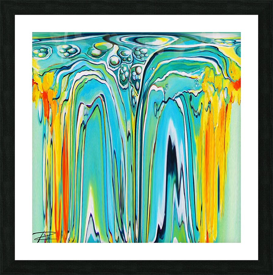 Underwater Bouquet Picture Frame print