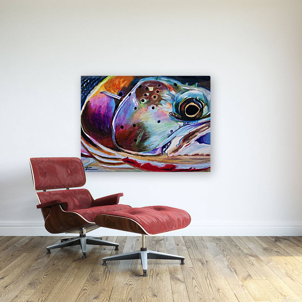 STEELHEAD CLOSEUP  Reproduction