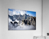 Misty Mountains Acrylic Print
