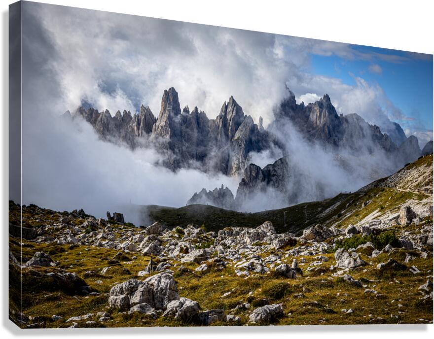 Rocky Dolomites Canvas Print