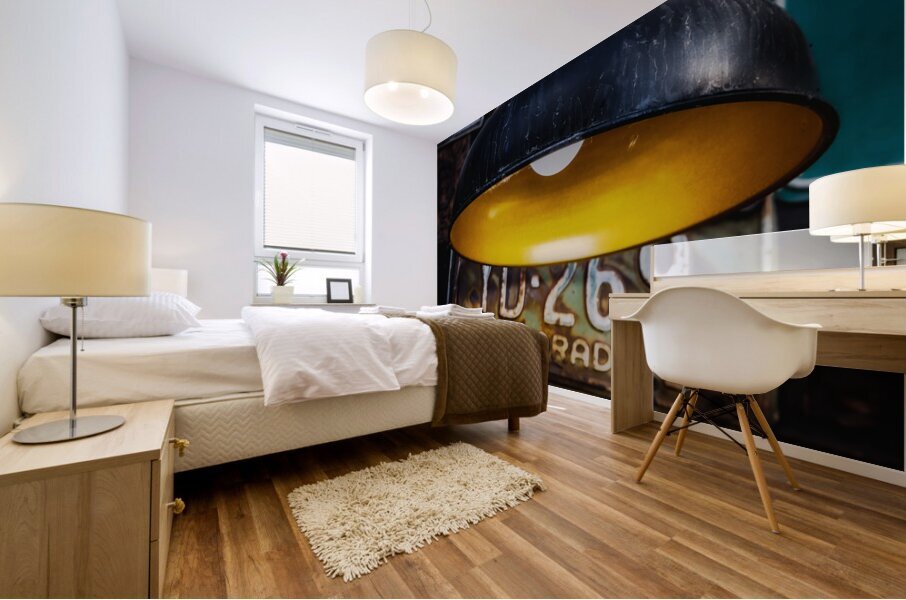 License Lamp Mural print